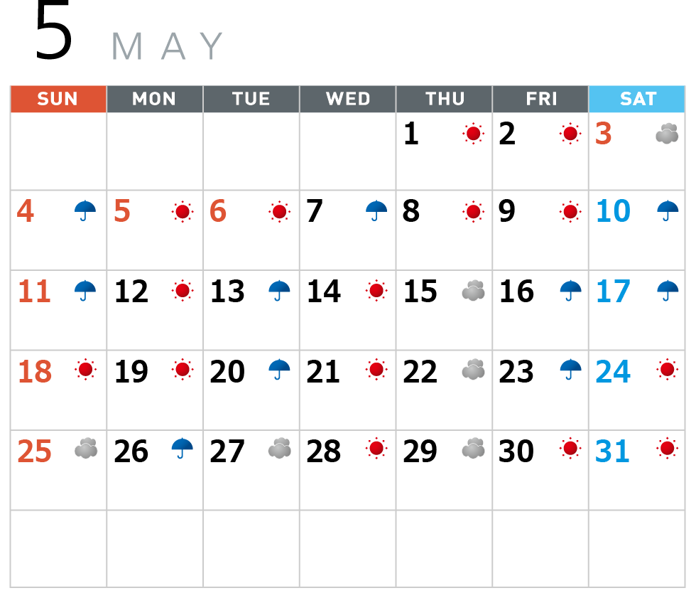 5月